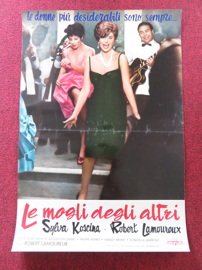 RAVISHING - H ITALIAN FOTOBUSTA POSTER ROBERT LAMOUREUX SYLVA KOSCINA 1960 Rendezvous Cinema Movie posters