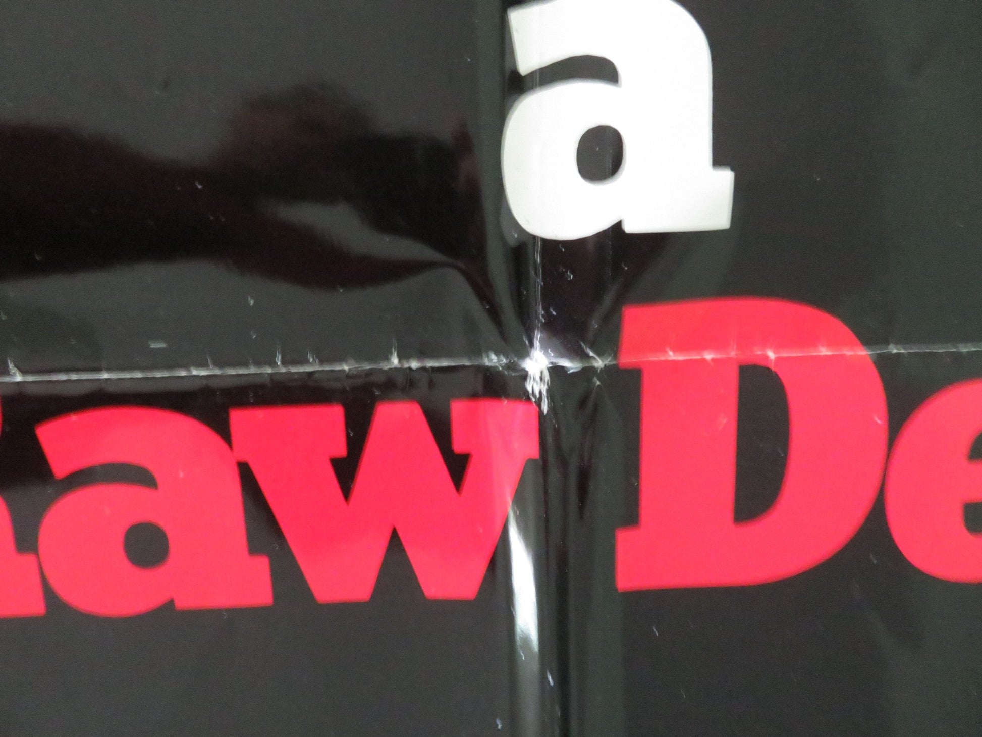 RAW DEAL FOLDED US ONE SHEET POSTER ARNOLD SCHWARZENEGGER 1986 Movie posters