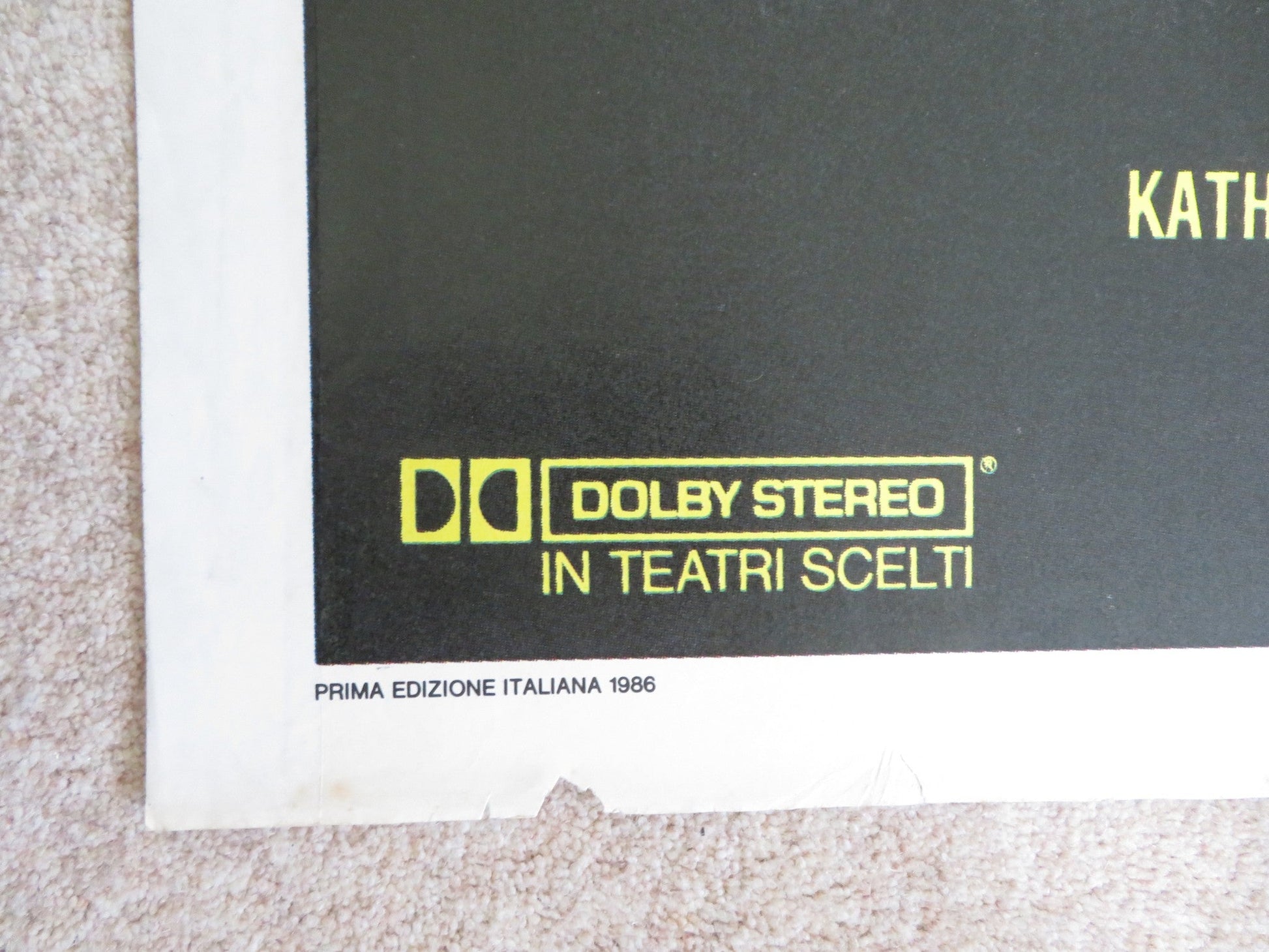 RAW DEAL ITALIAN 2 FOGLIO POSTER ARNOLD SWARZENEGGER ROBERT DAVI 1986 Rendezvous Cinema Movie posters