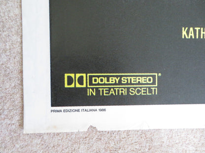 RAW DEAL ITALIAN 2 FOGLIO POSTER ARNOLD SWARZENEGGER ROBERT DAVI 1986 Rendezvous Cinema Movie posters