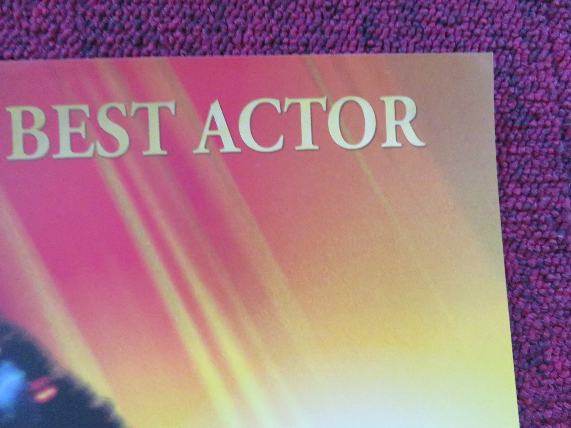 RAY DVD & VHS VIDEO POSTER JAMIE FOXX KERRY WASHINGTON 2004 Rendezvous Cinema Movie posters