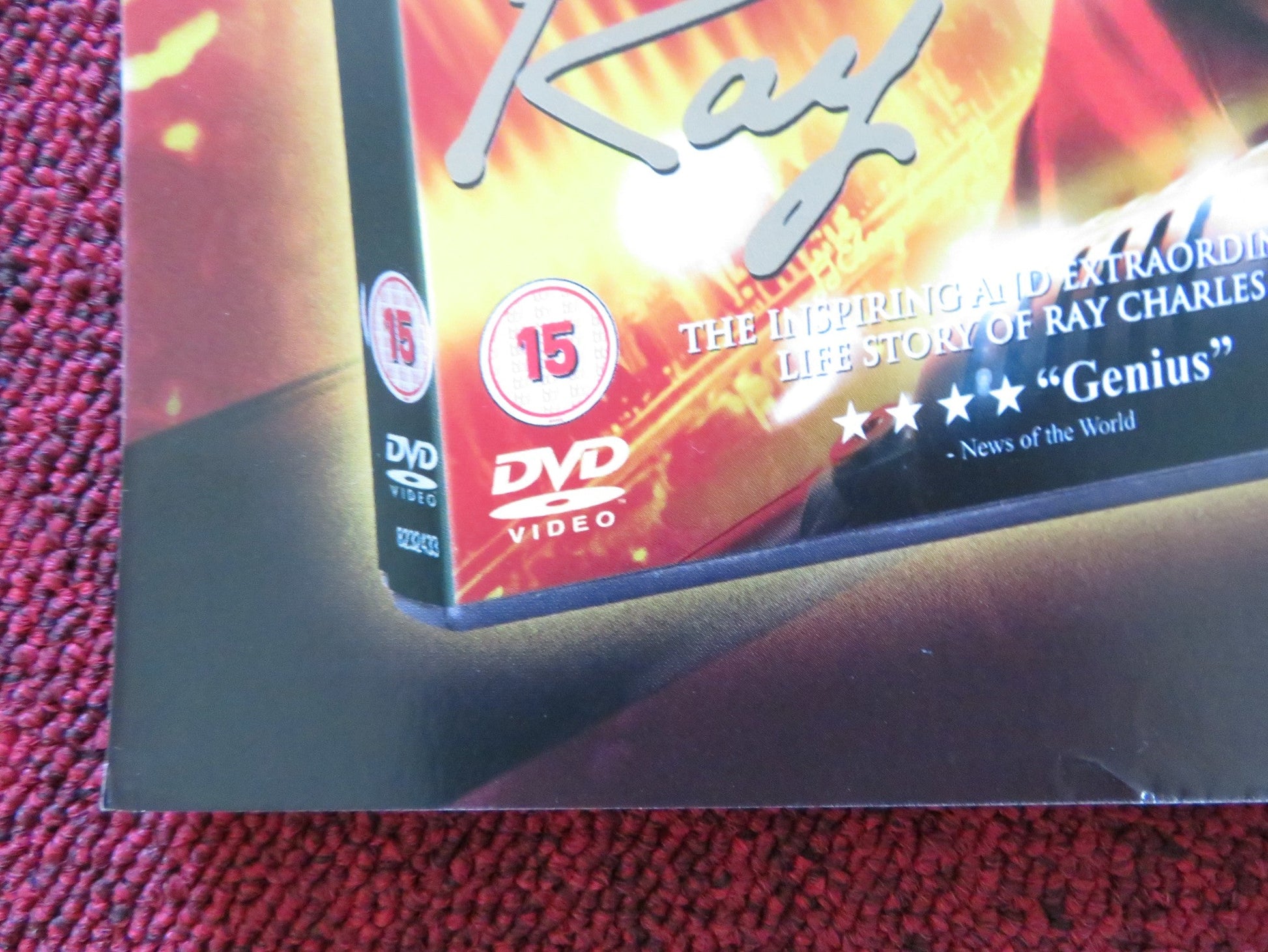 RAY DVD & VHS VIDEO POSTER JAMIE FOXX KERRY WASHINGTON 2004 Rendezvous Cinema Movie posters