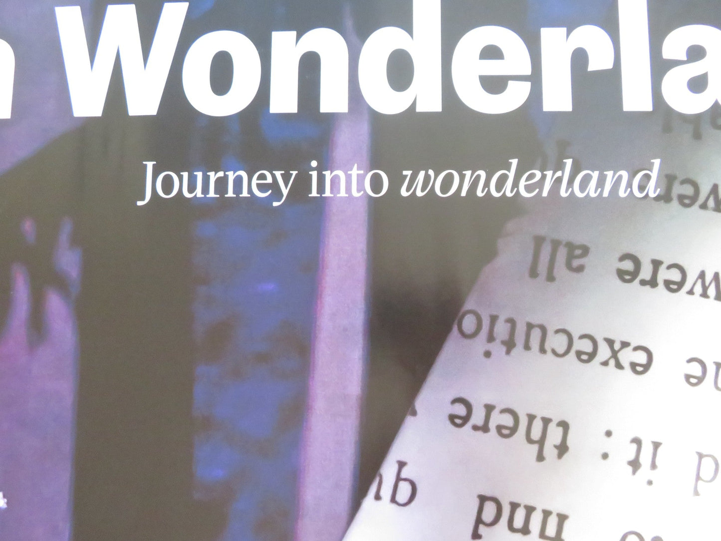 RB&O LIVE: ALICE'S ADVENTURES IN WONDERLAND UK QUAD ROLLED POSTER HAYWARD 2024 Rendezvous Cinema Movie posters