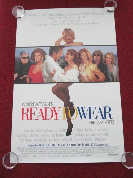 Ready To Wear US One Sheet Rolled Poster Sophia Loren Julia Roberts 1994 Movie posters