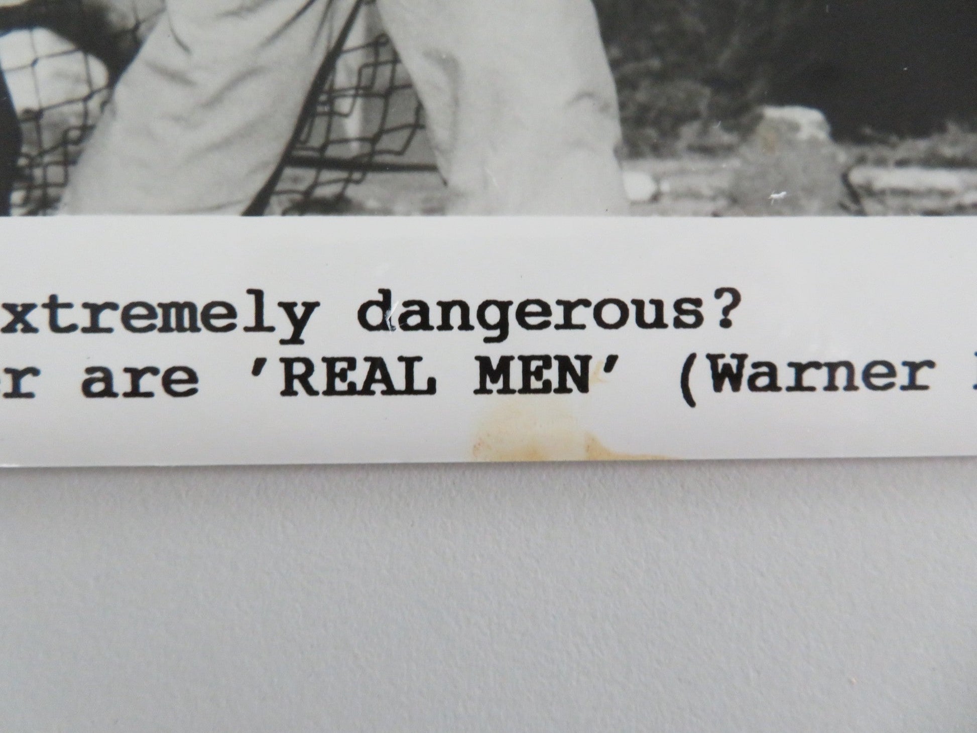 REAL MEN MOVIE STILL PHOTO JIM BELUSHI JOHN RITTER 1987 Movie posters