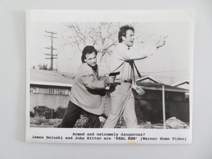 REAL MEN MOVIE STILL PHOTO JIM BELUSHI JOHN RITTER 1987 Movie posters