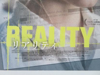 REALITY JAPANESE CHIRASHI (B5) POSTER SYDNEY SWEENEY JOSH HAMILTON 2023 Rendezvous Cinema Movie posters