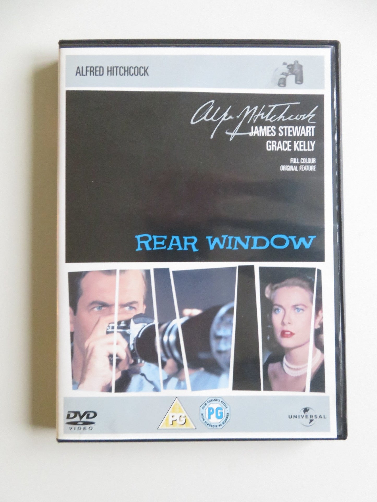 REAR WINDOW (DVD) JAMES STEWART GRACE KELLY 1954 REGION 2, 4 Movie posters