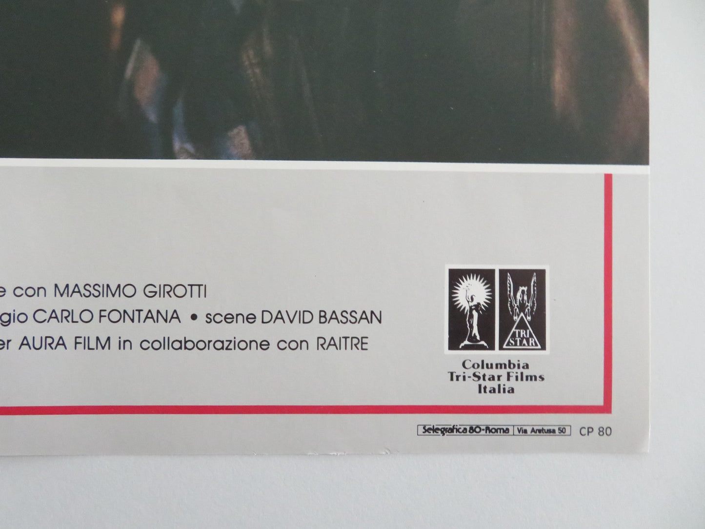 Rebus Italian Fotobusta Poster Charlotte Rampling Christophe Malavoy 1989 Movie posters