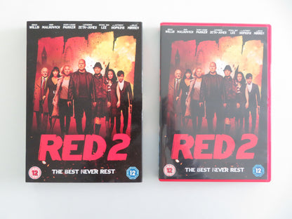 RED 2 (DVD) Bruce Willis John Malkovich 2013 Region 2 Movie posters