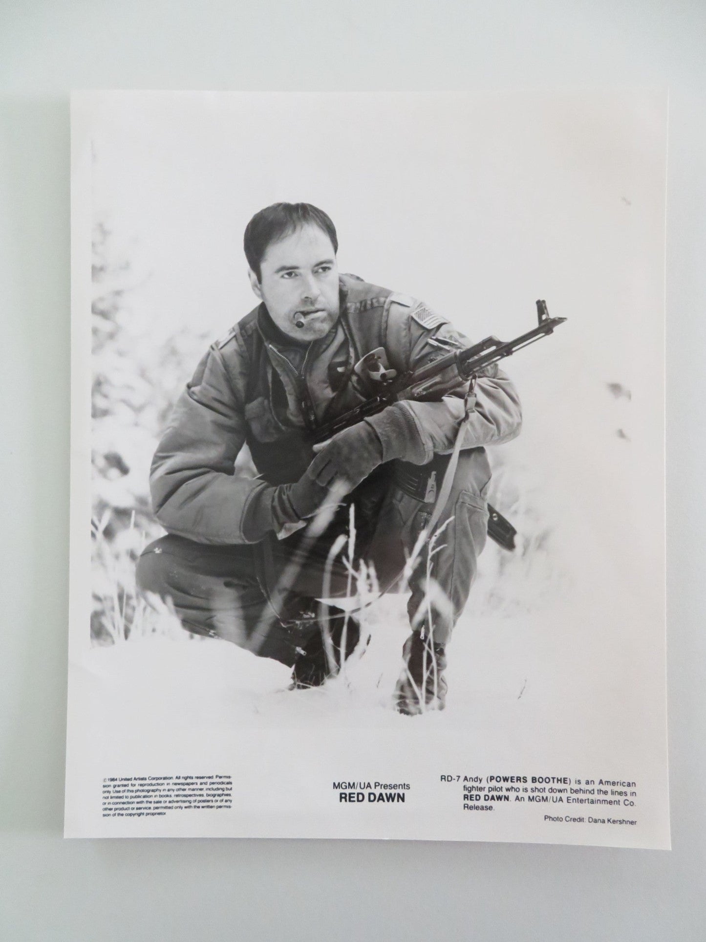 RED DAWN MOVIE STILL PHOTO POWERS BOOTHE PATRICK SWAYZE 1984 Movie posters