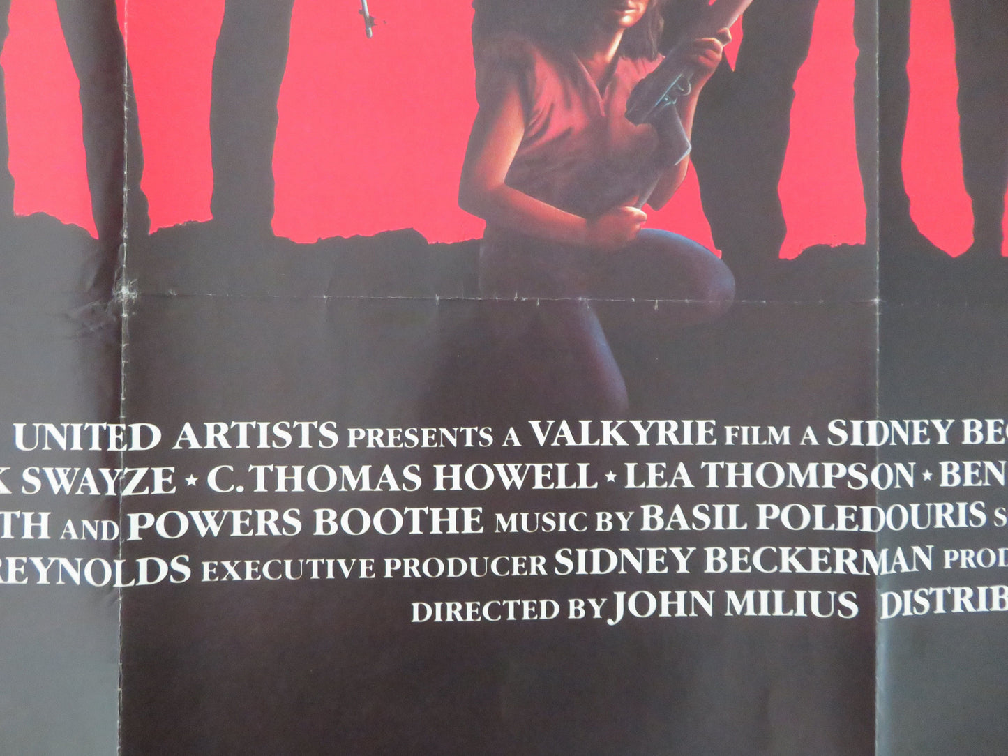 Red Dawn UK Quad Rolled Poster Patrick Swayze Jennifer Grey Charlie Sheen 1984 Movie posters