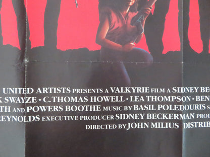Red Dawn UK Quad Rolled Poster Patrick Swayze Jennifer Grey Charlie Sheen 1984 Movie posters