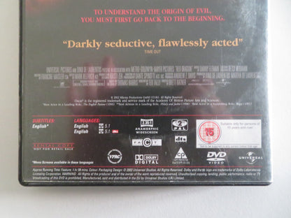 RED DRAGON (DVD) ANTHONY HOPKINS EDWARD NORTON 2002 REGION 2 Movie posters