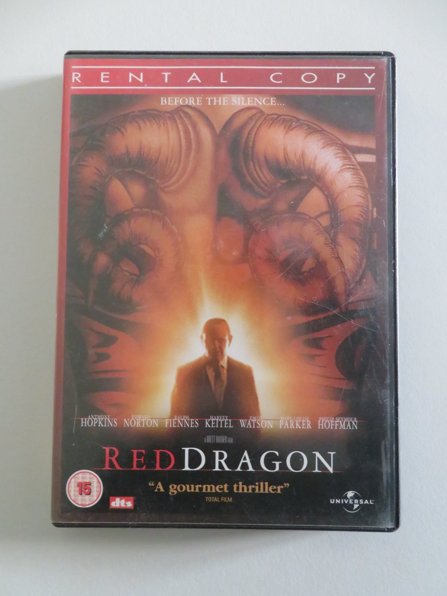 RED DRAGON (DVD) ANTHONY HOPKINS EDWARD NORTON 2002 REGION 2 Movie posters