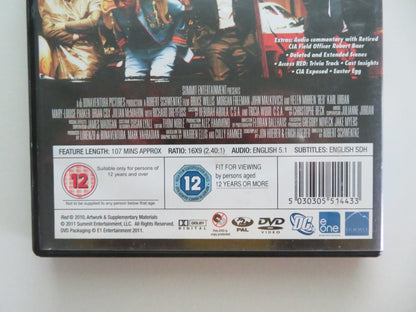 RED (DVD) BRUCE WILLIS MORGAN FREEMAN 2010 REGION 2 Movie posters