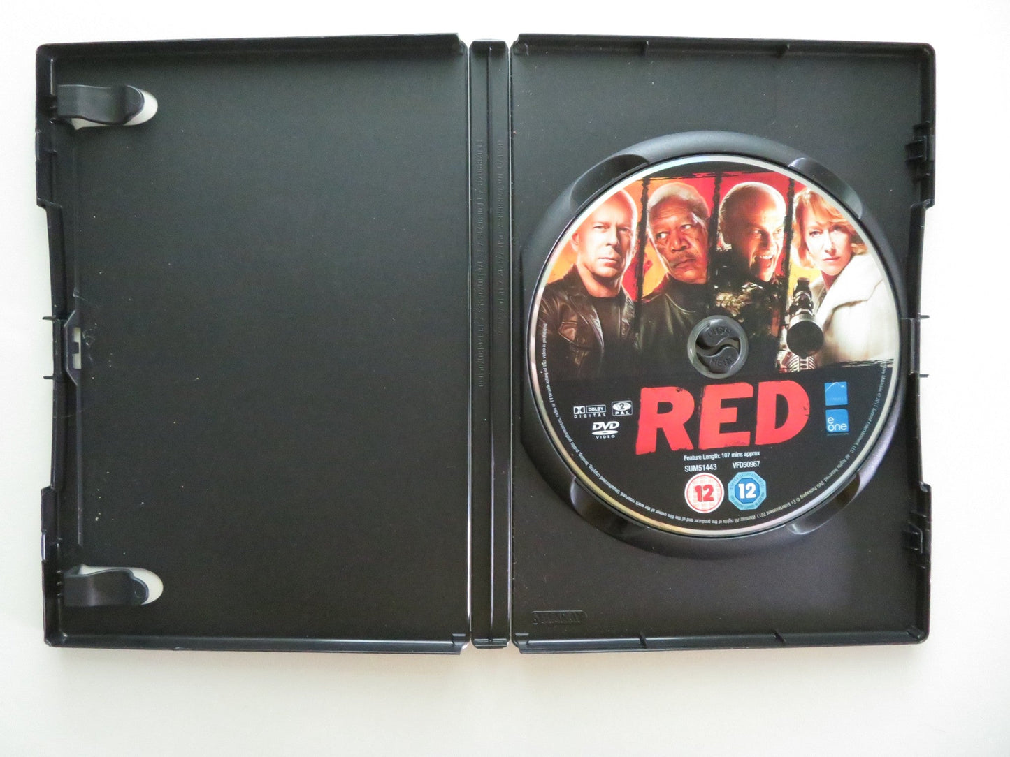 RED (DVD) BRUCE WILLIS MORGAN FREEMAN 2010 REGION 2 Movie posters