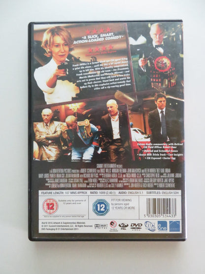 RED (DVD) BRUCE WILLIS MORGAN FREEMAN 2010 REGION 2 Movie posters