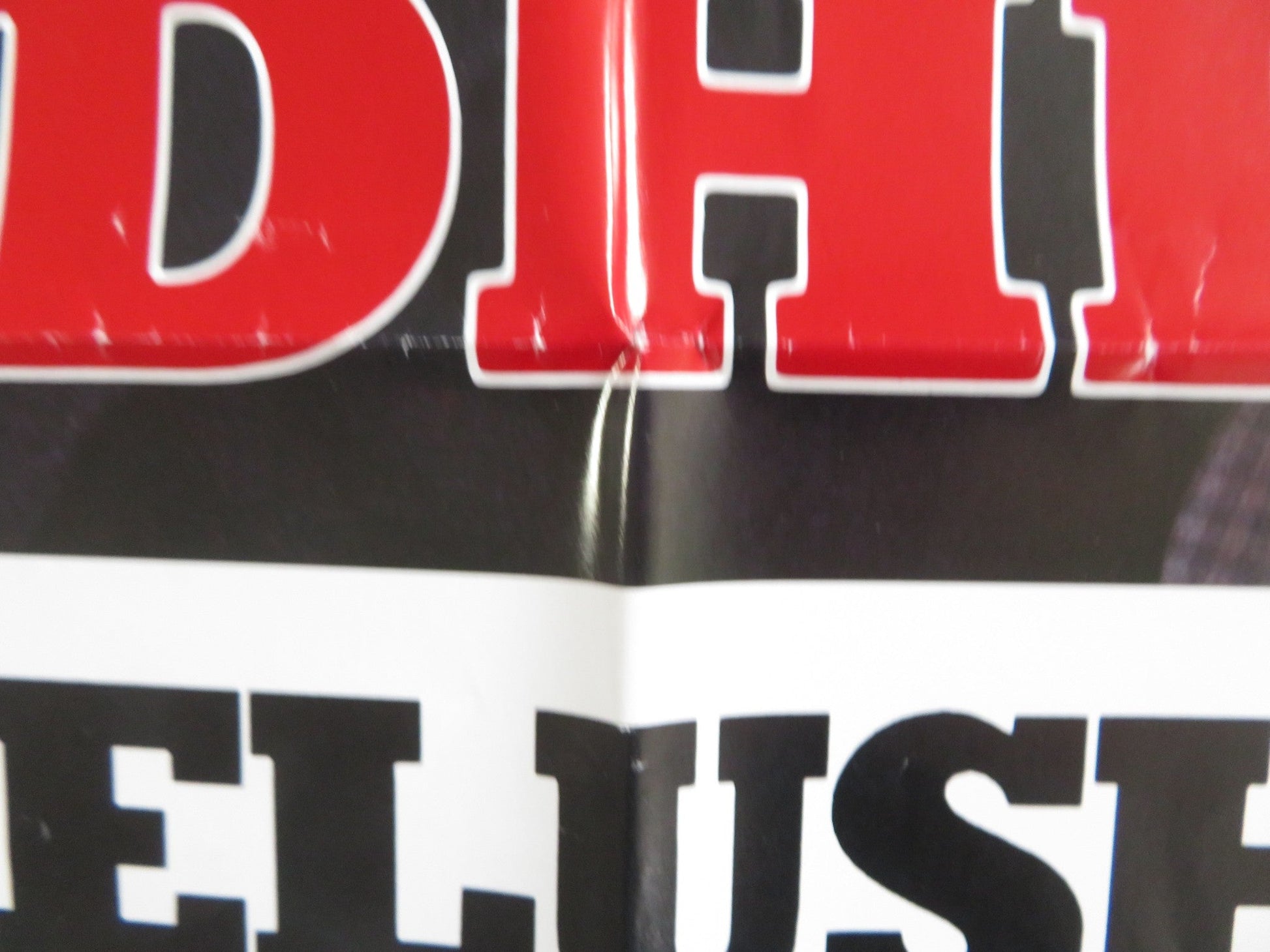 RED HEAT FOLDED US ONE SHEET POSTER SCHWARZENEGGER BELUSHI 1988 Rendezvous Cinema Movie posters