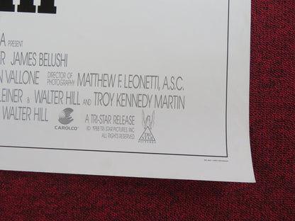 RED HEAT FOLDED US ONE SHEET POSTER SCHWARZENEGGER BELUSHI 1988 Rendezvous Cinema Movie posters