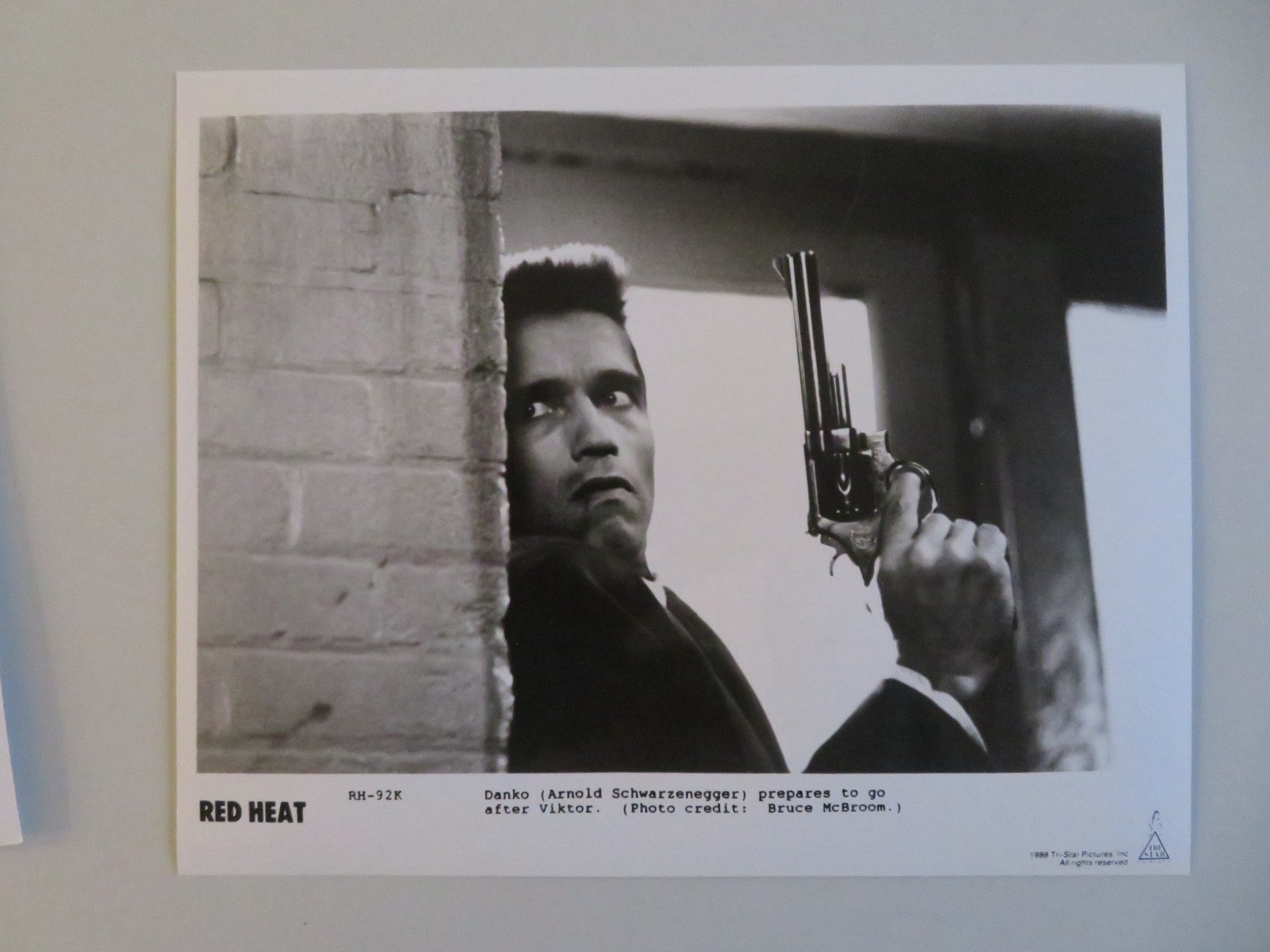 RED HEAT MOVIE STILL PHOTO LOT OF 8 ARNOLD SCHWARZENEGGER JIM BELUSHI 1988 - Rendezvous Cinema