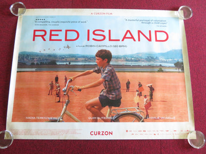 RED ISLAND UK QUAD ROLLED POSTER NADIA TERESZKIEWICZ QUIM GUTIERREZ 2023 Rendezvous Cinema Movie posters