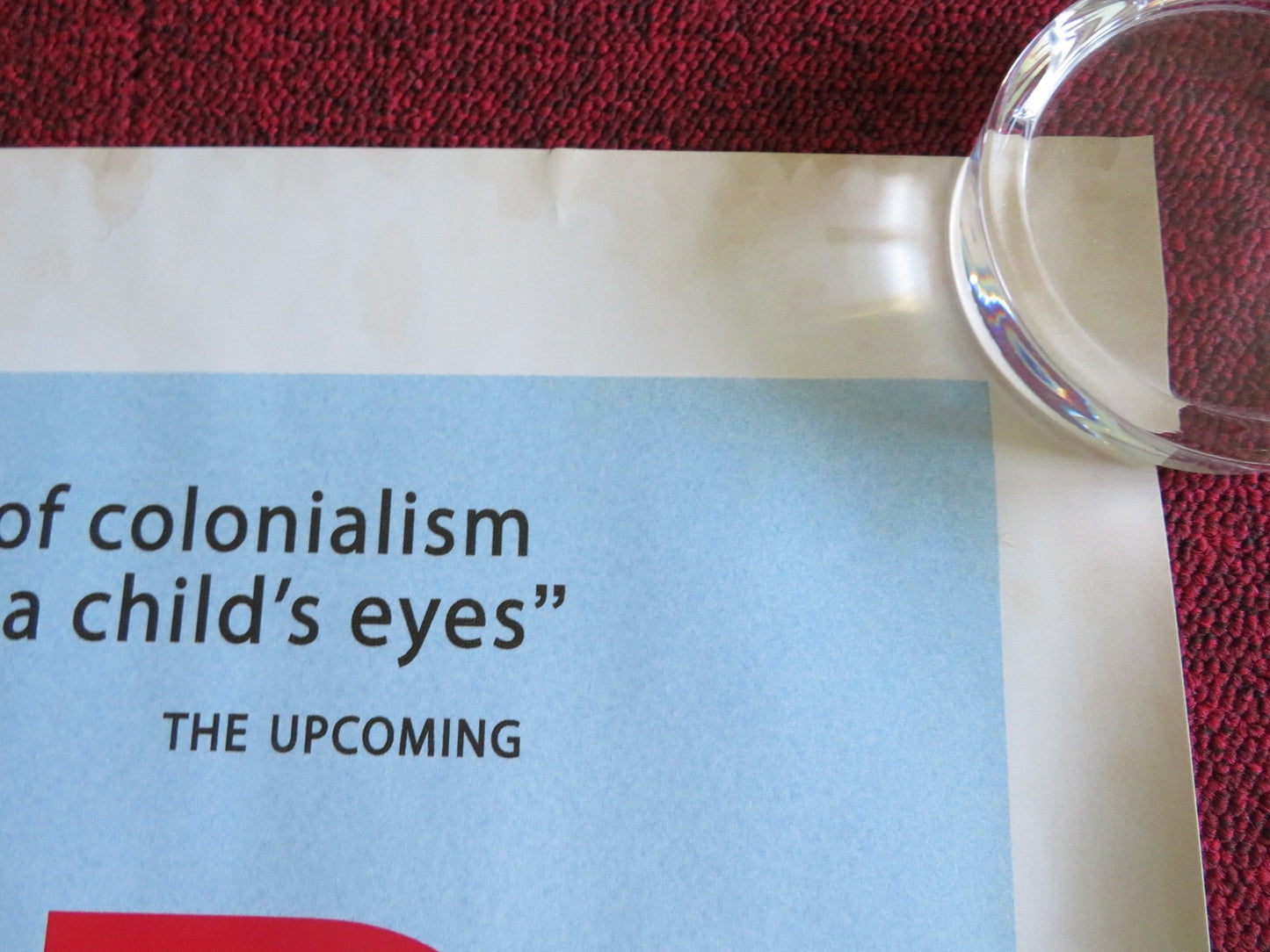 RED ISLAND UK QUAD ROLLED POSTER NADIA TERESZKIEWICZ QUIM GUTIERREZ 2023 Rendezvous Cinema Movie posters