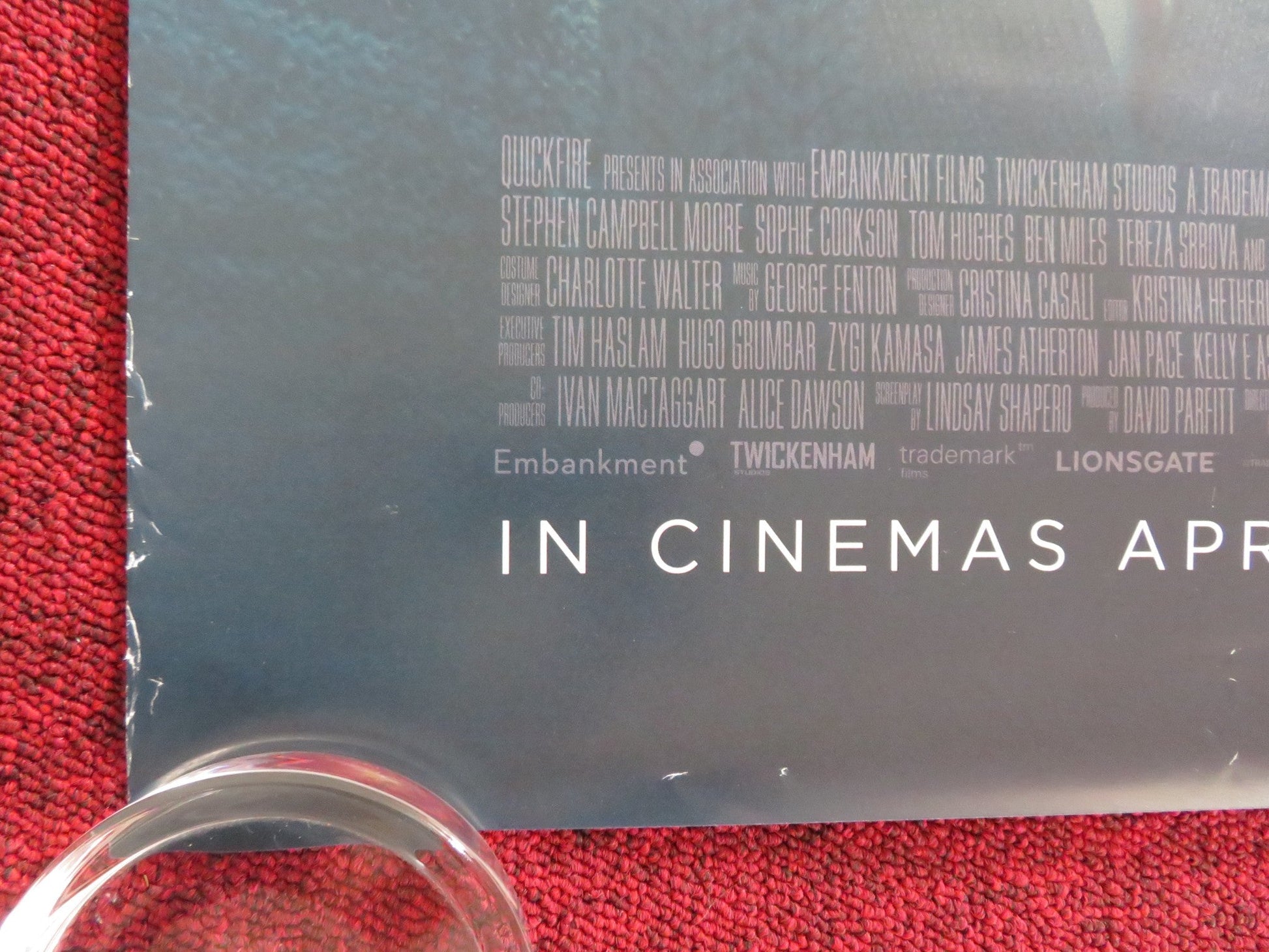 RED JOAN US ONE SHEET ROLLED POSTER JUDI DENCH NINA SOSANYA 2018 Rendezvous Cinema Movie posters