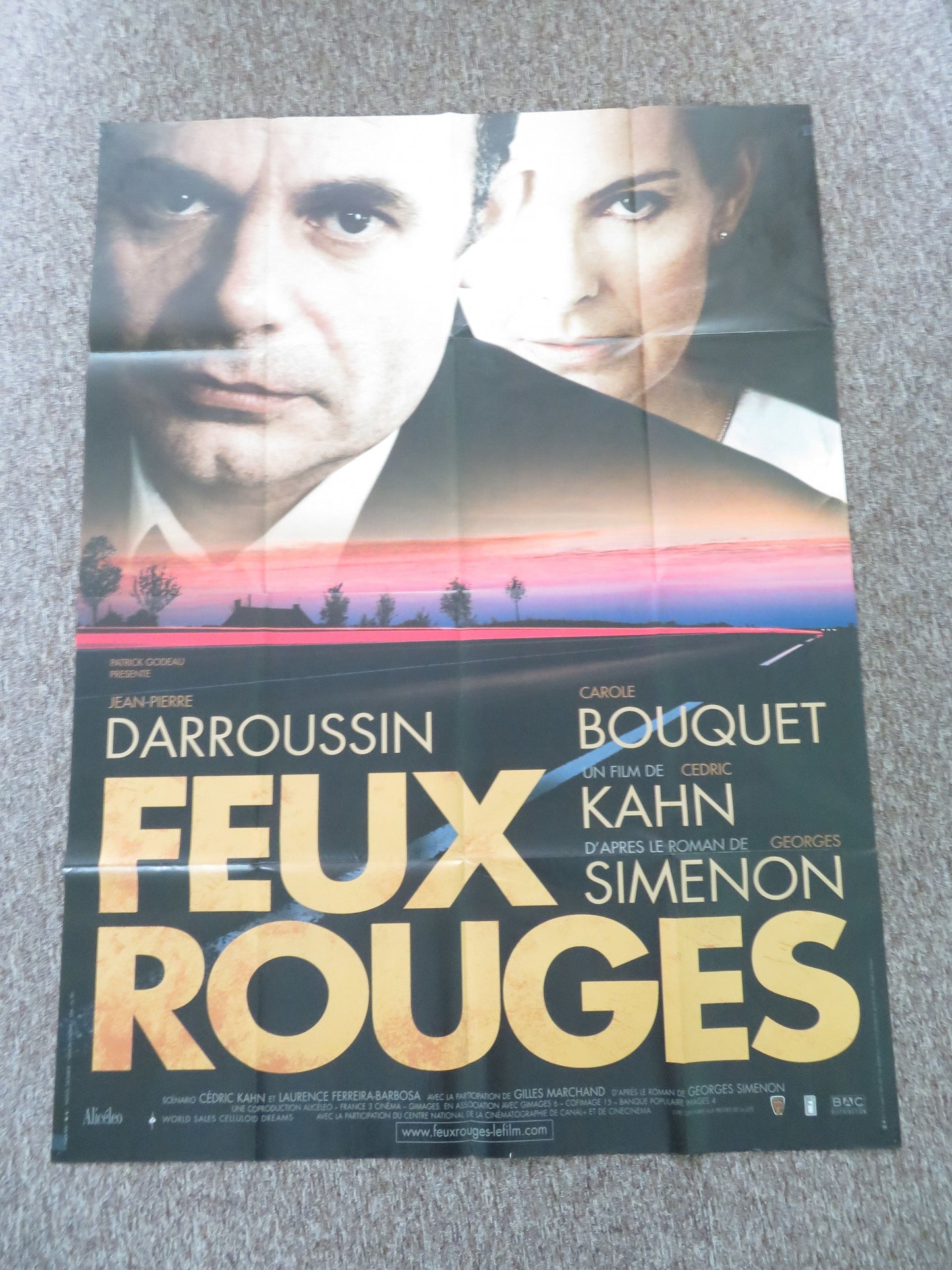 Red Lights French Grande Poster Jean-Pierre Darroussin Carole Bouquet 2004 Movie posters