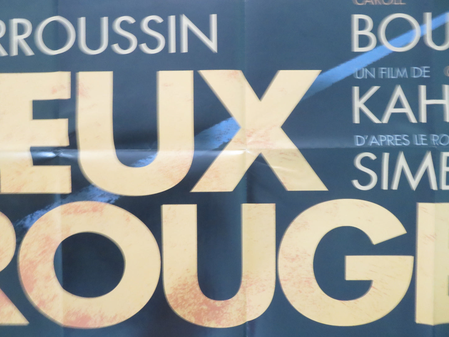 Red Lights French Grande Poster Jean-Pierre Darroussin Carole Bouquet 2004 Movie posters