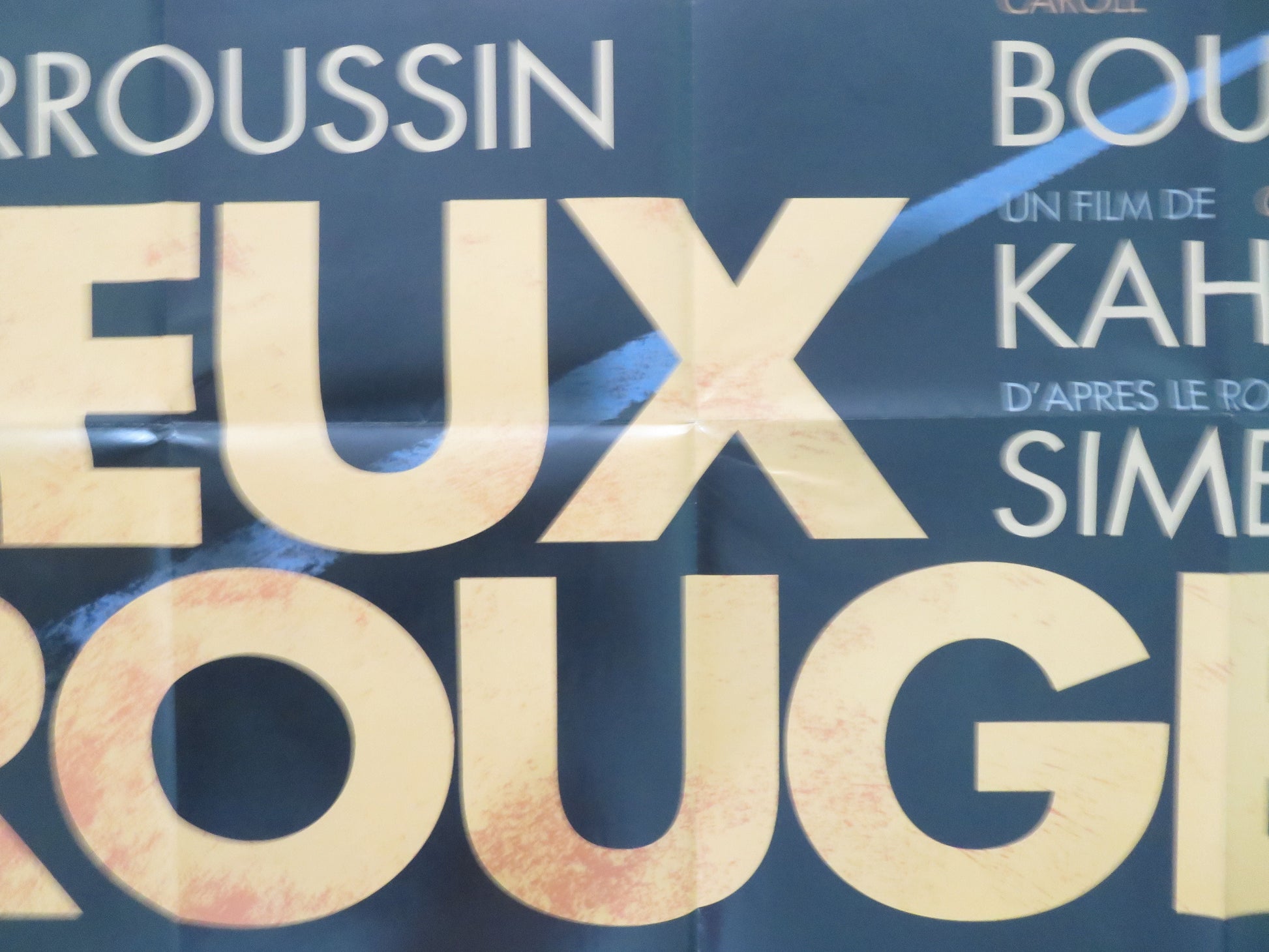 Red Lights French Grande Poster Jean-Pierre Darroussin Carole Bouquet 2004 Movie posters
