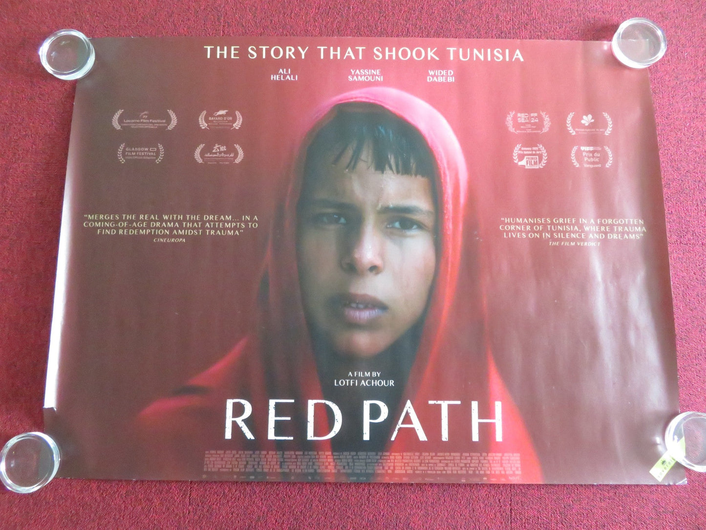 Red Path UK QUAD ROLLED POSTER ALI HELALI YASSINE SAMOUNI 2024 Movie posters