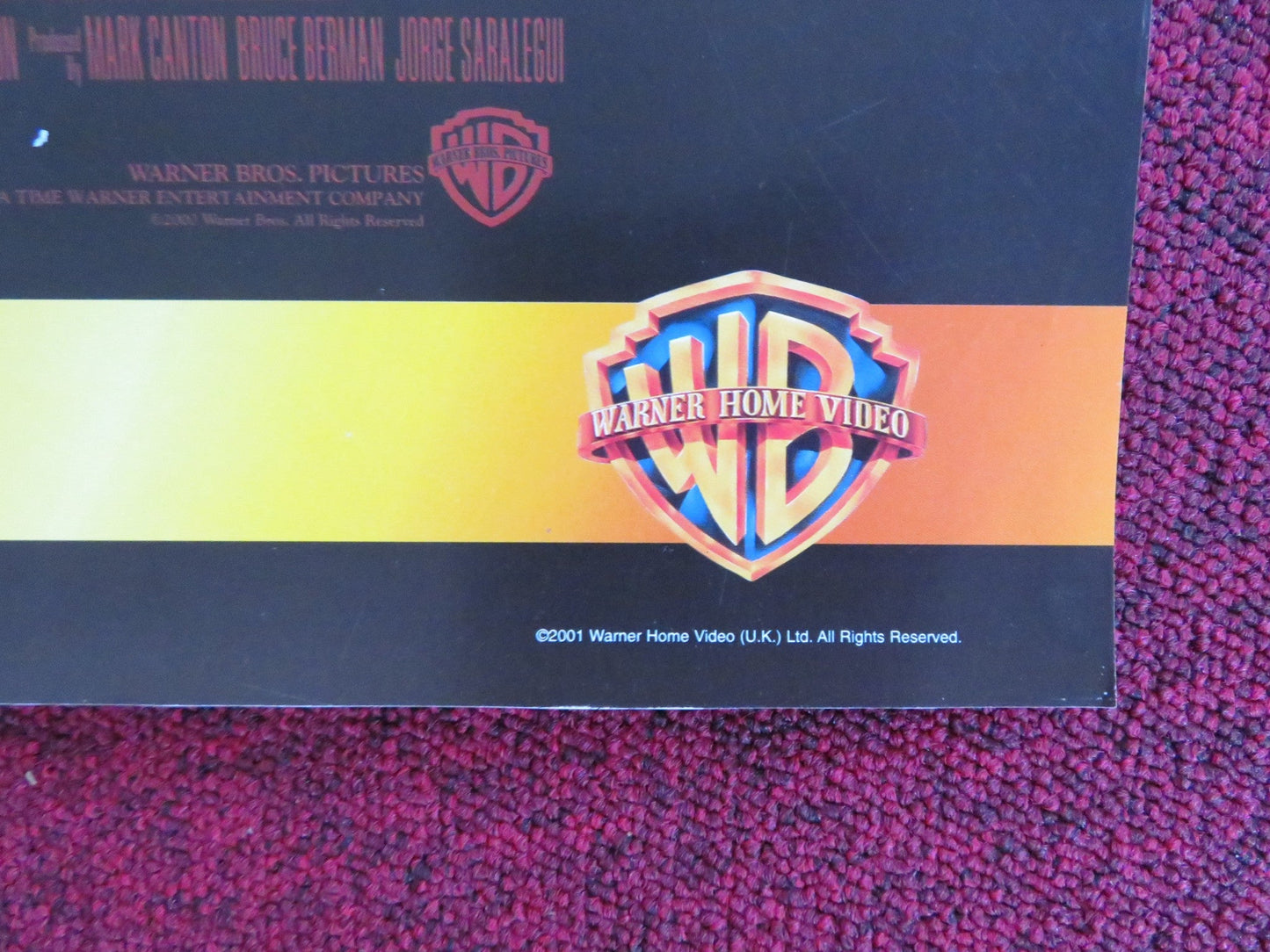 RED PLANET VHS VIDEO POSTER VAL KILMER CARRIE - ANNE MOSS 2000 Rendezvous Cinema Movie posters