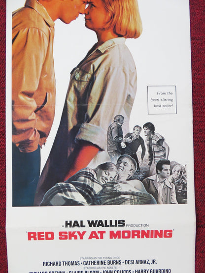 RED SKY AT MORNING US INSERT POSTER RICHARD THOMAS CATHRINE BURNS 1971 Rendezvous Cinema Movie posters