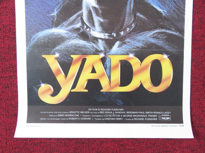 RED SONJA ITALIAN LOCANDINA POSTER ARNOLD SCHWARZENEGGER BRIGITTE NIELSEN 1985 Rendezvous Cinema Movie posters