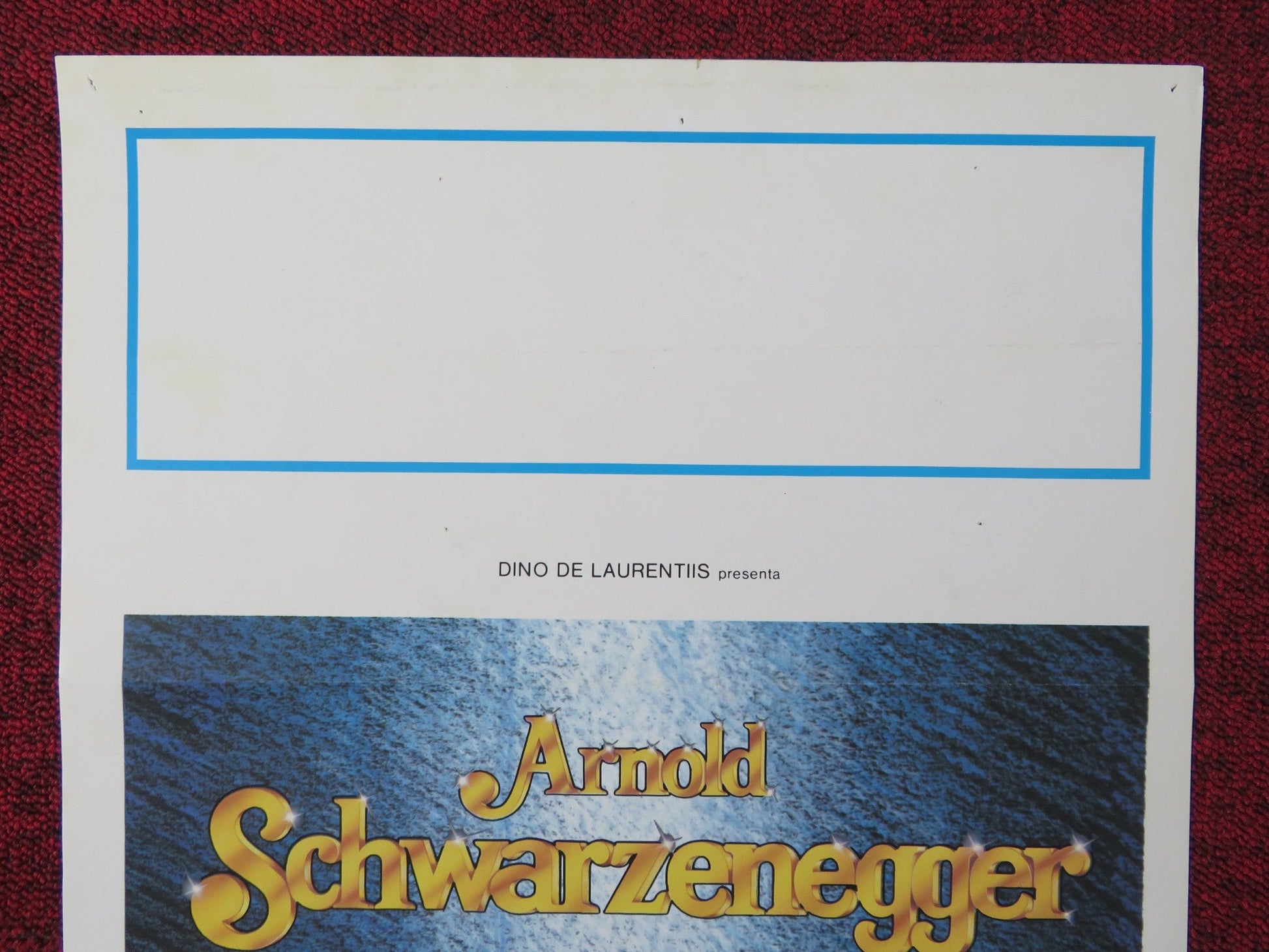 RED SONJA ITALIAN LOCANDINA POSTER ARNOLD SCHWARZENEGGER BRIGITTE NIELSEN 1985 Rendezvous Cinema Movie posters