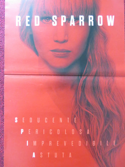 RED SPARROW ITALIAN LOCANDINA POSTER JENNIFER LAWRENCE JOEL EDGERTON 2018 Rendezvous Cinema Movie posters