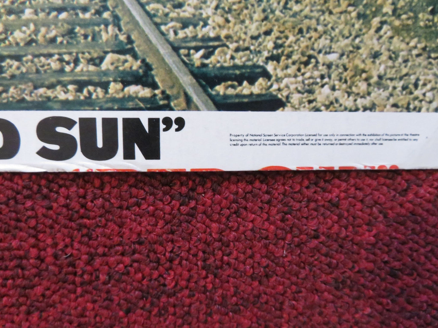 RED SUN - 3 LOBBY CARD CHARLES BRONSON URSUAL ANDRESS 1972 Rendezvous Cinema Movie posters