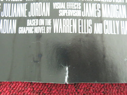 RED UK QUAD ROLLED POSTER BRUCE WILLIS MORGAN FREEMAN 2010 Movie posters