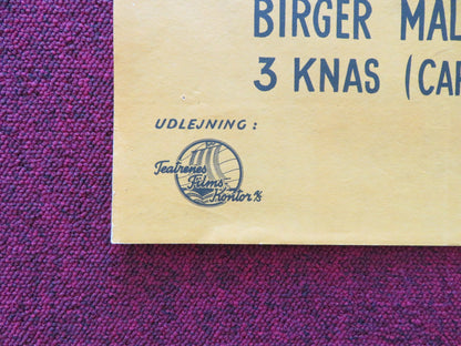 REGEMENTETS ROS DANISH POSTER ROLLED BIRGER MALMSTEN BENGT LOGARDT 1954 Rendezvous Cinema Movie posters