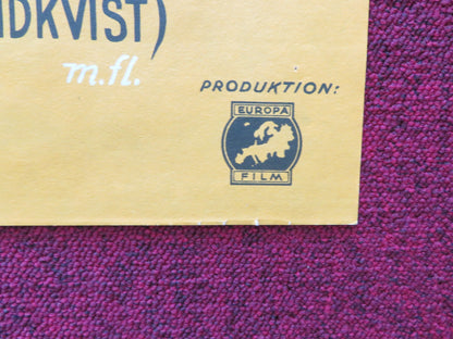 REGEMENTETS ROS DANISH POSTER ROLLED BIRGER MALMSTEN BENGT LOGARDT 1954 Rendezvous Cinema Movie posters