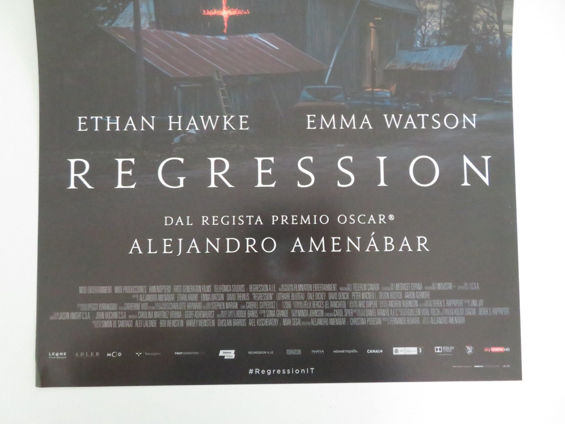 REGRESSION ITALIAN LOCANDINA POSTER ETHAN HAWKE EMMA WATSON 2015 Movie posters