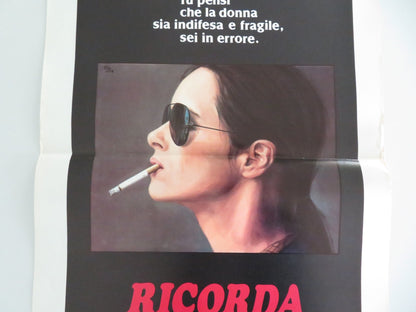 REMEMBER MY NAME ITALIAN LOCANDINA POSTER CHAPLINE ANTHONY PERKINS 1978 Movie posters