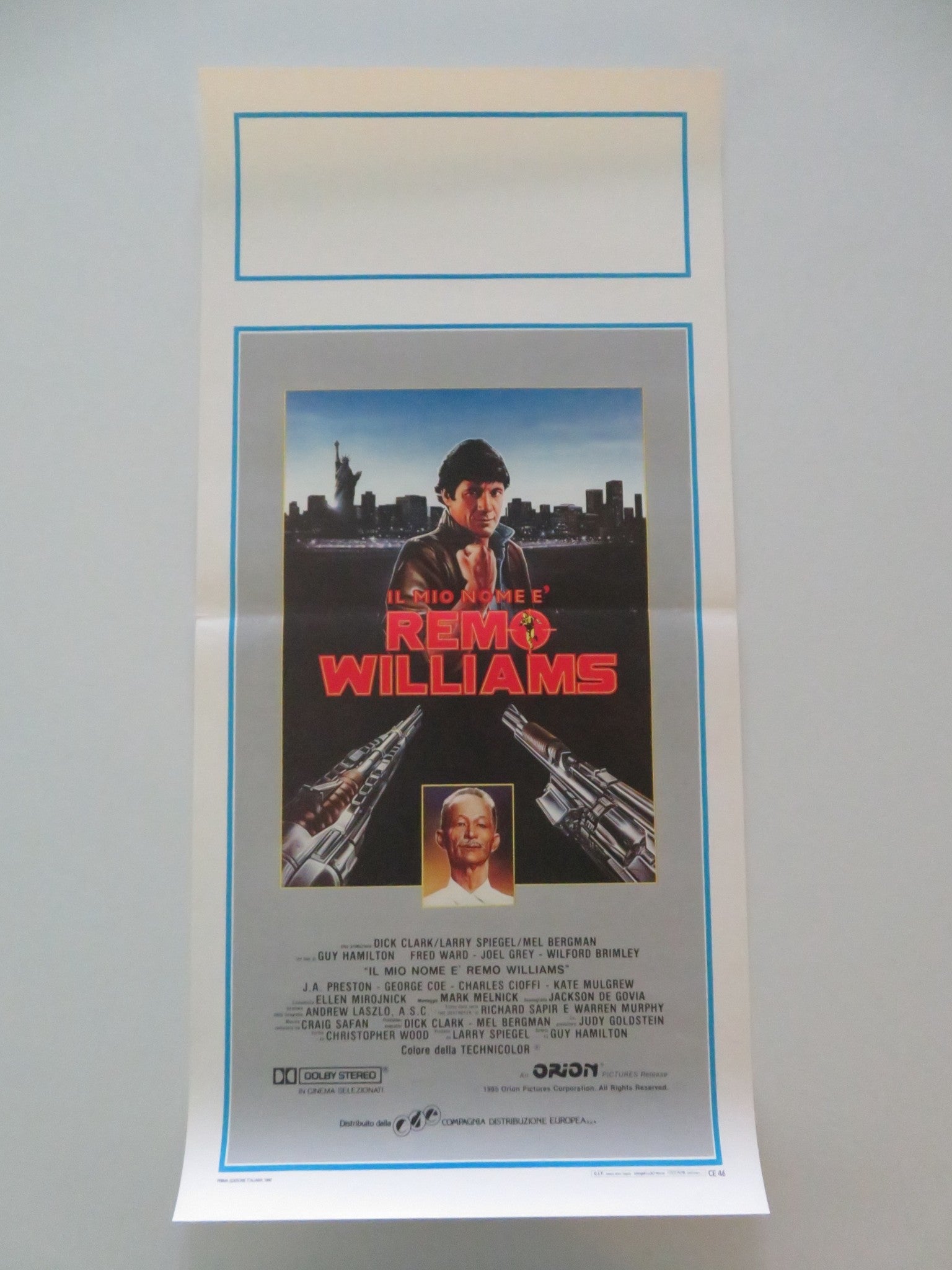 REMO: THE ADVENTURE BEGINS ITALIAN LOCANDINA POSTER FRED WARD JOEL GREY 1986 Movie posters