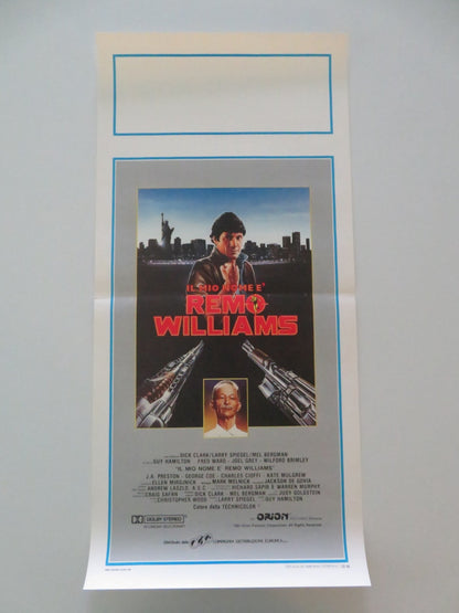 REMO: THE ADVENTURE BEGINS ITALIAN LOCANDINA POSTER FRED WARD JOEL GREY 1986 Movie posters