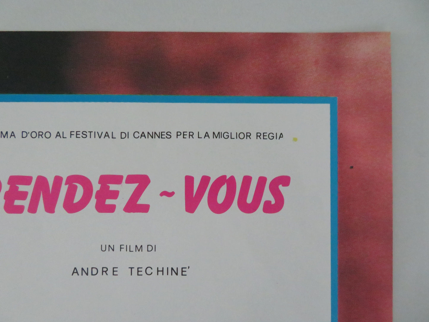 Rendez-vous - A Italian Fotobusta Poster Lambert Wilson Juliette Binoche 1985 Movie posters