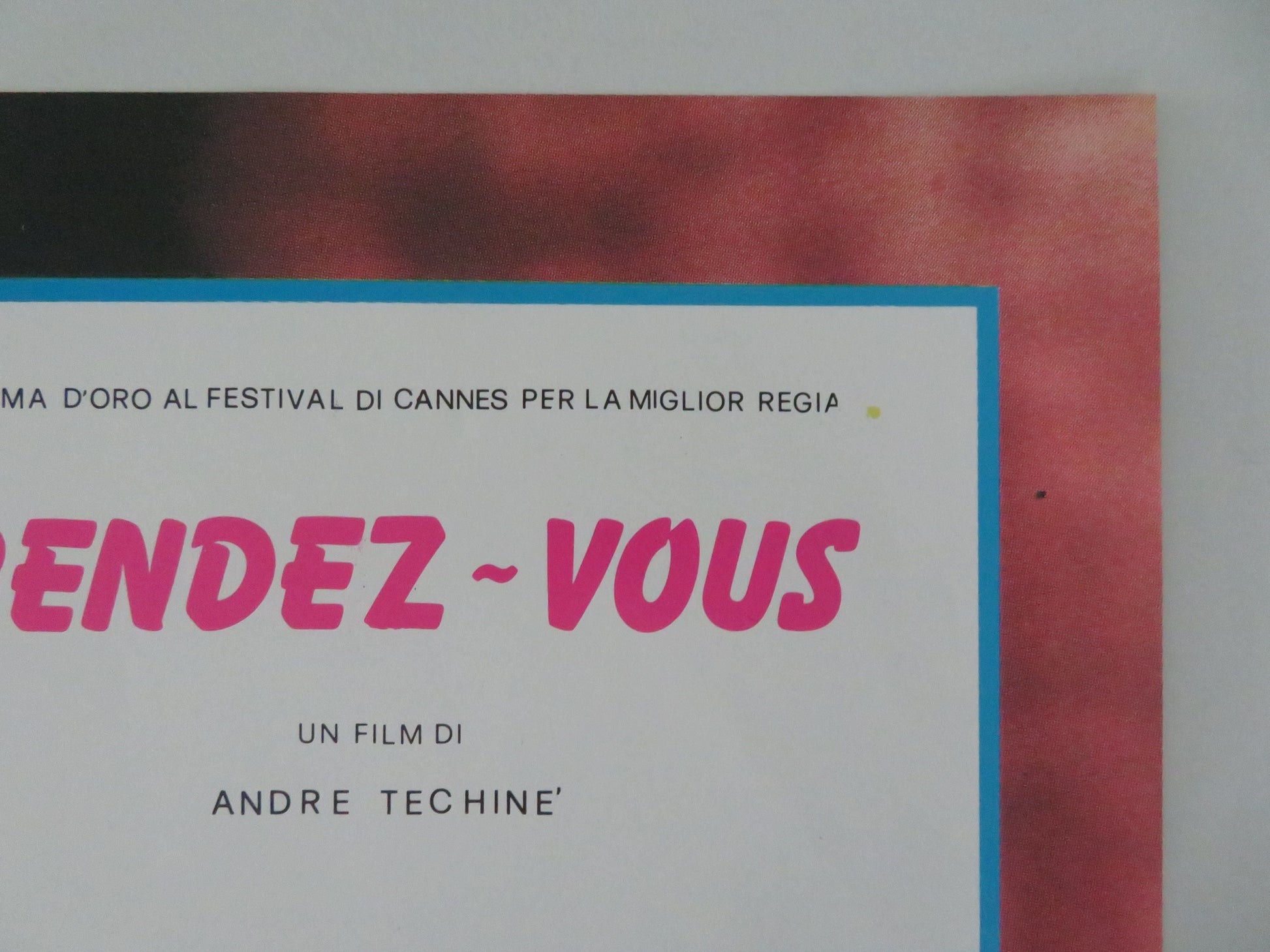 Rendez-vous - A Italian Fotobusta Poster Lambert Wilson Juliette Binoche 1985 Movie posters