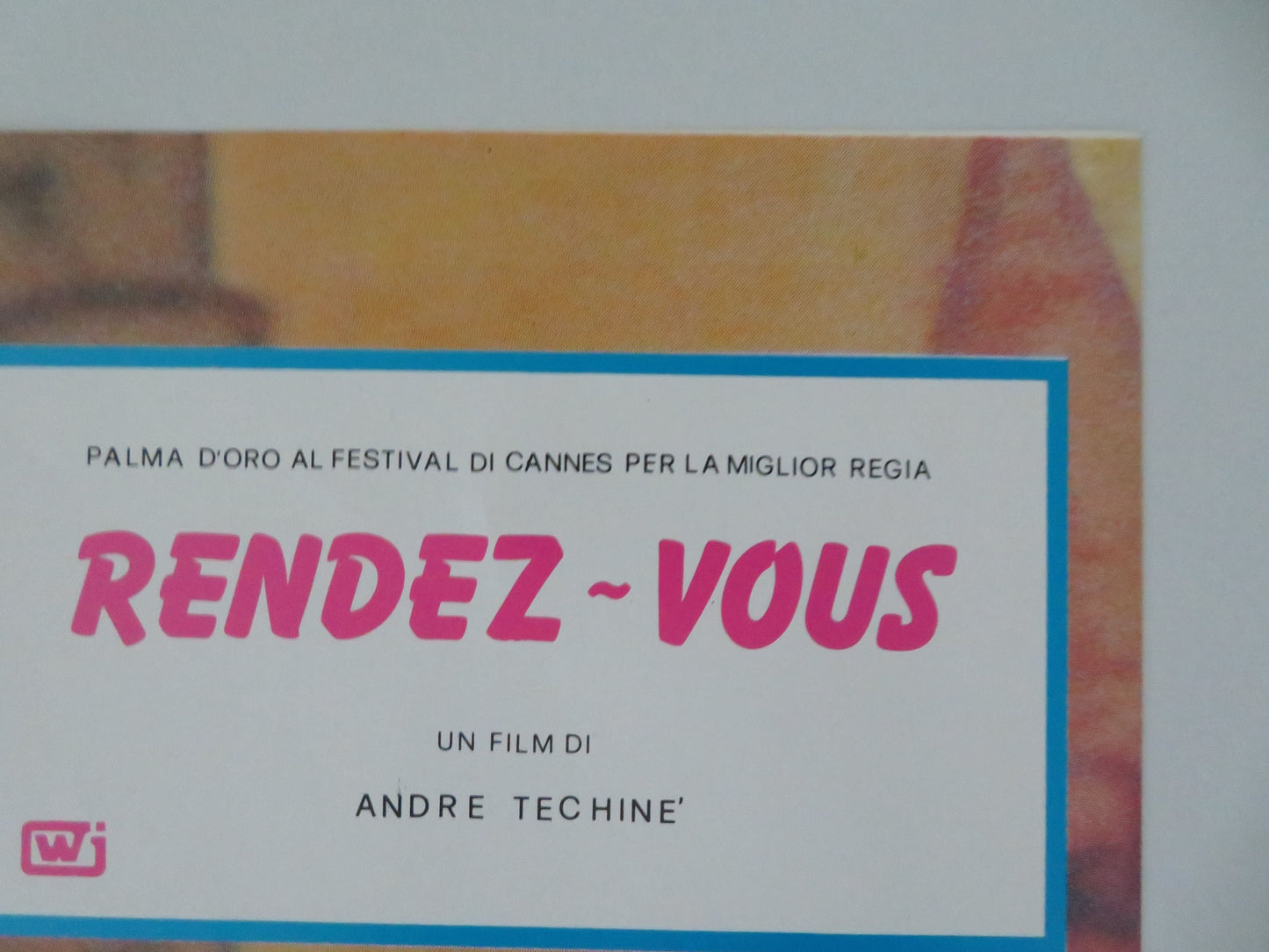 Rendez-vous - C Italian Fotobusta Poster Lambert Wilson Juliette Binoche 1985 Movie posters