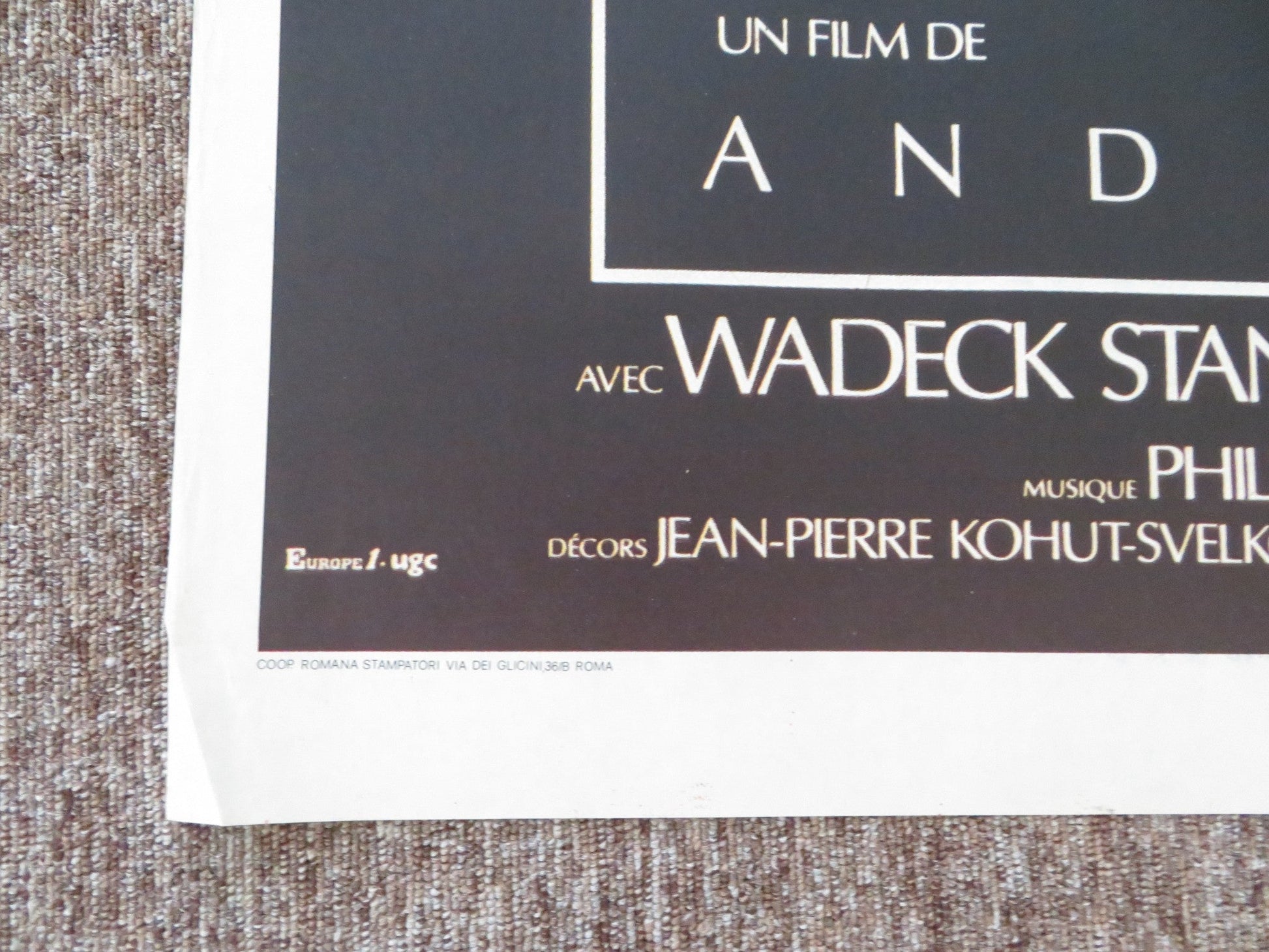 RENDEZ - VOUS ITALIAN 2 FOGLIO POSTER LAMBERT WILSON JULIETTE BINOCHE 1985 Rendezvous Cinema Movie posters