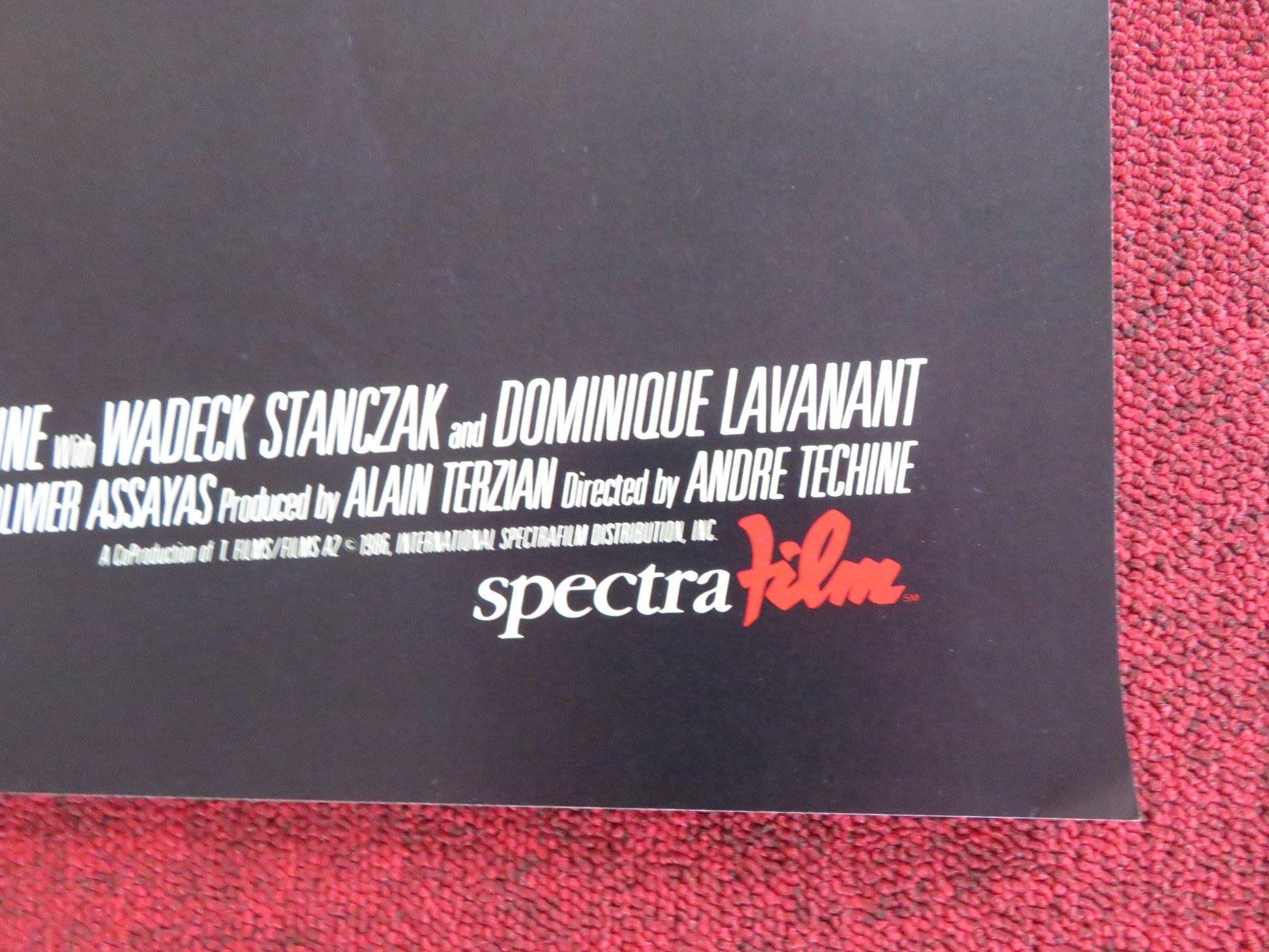 RENDEZ - VOUS US ONE SHEET ROLLED POSTER LAMBERT WILSON JULIETTE BINOCHE 1985 Rendezvous Cinema Movie posters